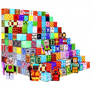 300 Piezas de Cubos Magnéticos, Juguetes Educativos STEM, Bloques Mágicos del Mundo de las Minas, Juego de Bloques Grandes, Juguetes Magnéticos Apilables, Bloques Magnéticos del Mundo Mágico - Product Image 4