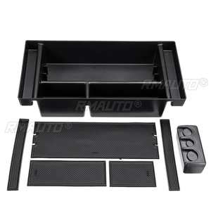 1 unidad de caja de almacenamiento para reposabrazos de coche, bandeja organizadora para consola central, compatible con Chevy Silverado 1500/GMC Sierra 1500 2019 - Product Image 6