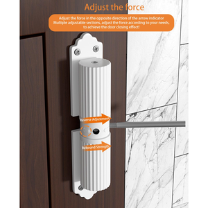 Ferme-porte automatique à ressort en aluminium moulé, capacité 20-60 kg, charnière de fermeture automatique, ouvre-porte et ferme-porte hydrauliques - Product Image 2