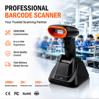 Lecteur de codes QR portable WCMI, scanner de codes-barres 1D 2D USB CMOS, filaire et sans fil, en stock pour les systèmes POS