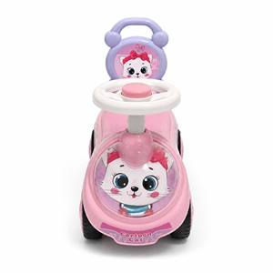 Coche deslizante para niños pequeños, andador para bebés y coche deslizante con respaldo cómodo, coche de empuje para niños y niñas - Product Image 2