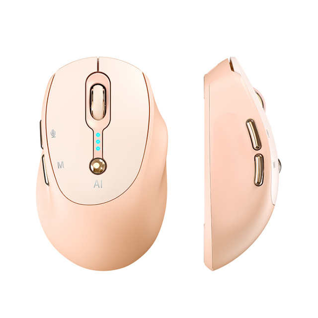 M7 AI Wireless Mouse 2.4G BT Intelligent Voice Translation Smart Writing Computer Office Business Mouse With Side Buttons