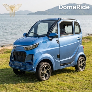 Scooter Elettrico a Quattro Ruote DomeRide, Design Completamente Chiuso, 60V Lunga Autonomia, 3 Passeggeri, 1200kW, Autonomia 200Km, Auto Elettrica - Product Image 1