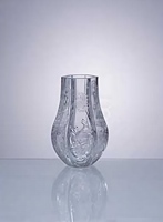 Vase en verre transparent nordique, vase à bulles texturé en relief pour la décoration de la maison, centre de table pour le salon
