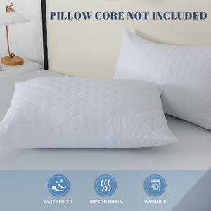 OEKO-TEX сертифицированная дышащая водонепроницаемая Подушка на молнии, мягкая тканая наволочка для подушки для дома, отеля, больницы, моющаяся - Product Image 2