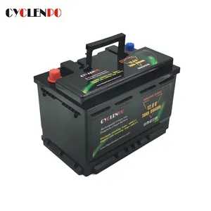 With BMS 600CCA Lifepo4 Lithium 12v 70ah Start Battery For Automobile Cars CYLFP12-70 Use 3000times 9.5kg 9.5kg Cyclenpo CN GUA