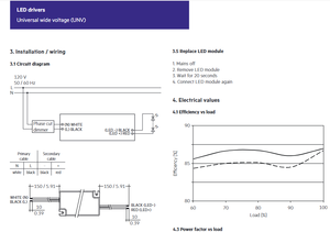 Tridonics 28002249ไฟ LED 20W แบบตัดเฟส350MA ที่ตั้งแห้งและชื้น - Product Image 6