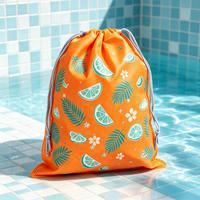 Sac promotionnel en vrac en non-tissé renforcé, motif dessin animé, écologique, avec cordon de serrage, polyvalent pour le personnel de bureau et les voyageurs