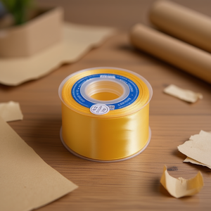 Nastro in raso Iln 5,0 cm x 25 yd colore champagne D-37 - Product Image 3