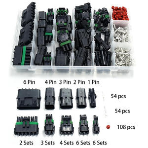 258 шт. в коробке 1-6Pin Водонепроницаемый Автомобильный Электрический Разъем жгут проводов свечи зажигания - Product Image 3