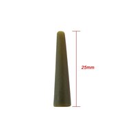 500 pièces carpe pêche Terminal attirail queue caoutchouc manches cône pêche plomb Clips carpe pêche accessoires AE060