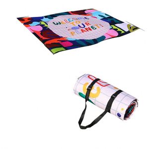 Thick <b>Waterproof</b> Moisture-proof Non-slip Portable Picnic Blanket & Beach Mat for Children's Outdoor Camping Use - Product Image 1
