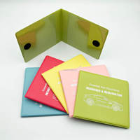 Autocollant fermeture carte en relief porte-documents vinyle véhicule boîte à gants voiture immatriculation portefeuille Auto moto assurance titulaire
