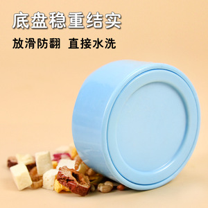 Tazón de comida para hámster, diseño inclinado rosa, contenedor de alimentación antideslizante para mascotas pequeñas - Product Image 5
