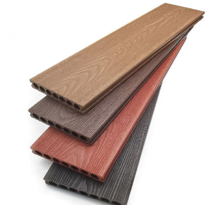 Tarima de Madera y Plástico Compuesto Ecológica, Resistente a los Rayos UV, Impermeable, para Terraza, Patio, WPC, para Exteriores - Product Image 4