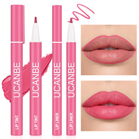Maquillage anti-taches naturel imperméable à l'eau longue durée séchage rapide rouge à lèvres couleur liquide marqueur de tache de lèvre stylo crayon à lèvres