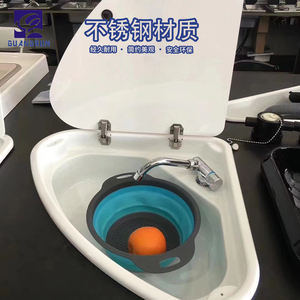 Mini évier pliable pour <span class=keywords><strong>camping</strong></span>-<span class=keywords><strong>car</strong></span> caravane cuisine <span class=keywords><strong>en</strong></span> plastique robinet de salle de bain pliable intégré installation facile usage public durable - Product Image 5