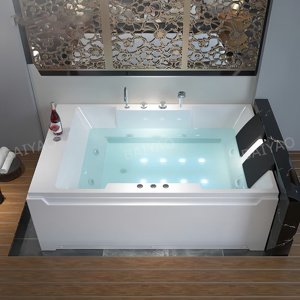 Bañera de Hidromasaje BAIYAO <span class=keywords><strong>para</strong></span> 2 Personas, <span class=keywords><strong>Jacuzzi</strong></span> Interior con Motor Eléctrico de 1 HP, Bomba de Agua con Certificación CE, Bañera de Hidromasaje <span class=keywords><strong>para</strong></span> Hotel - Product Image 3
