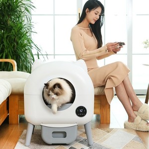 Nouvelle litière intelligente pour chat avec fonction autonettoyante pour les excréments et la litière - Product Image 3