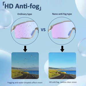 نظارات شمسية رياضية واقية للعين مضادة للضباب بتقنية النانو، نظارات واقية للغولف والجري والقيادة في الهواء الطلق، نظارات ركوب الدراجات رياضية فوتوكرومية من البولي كربونات - Product Image 3
