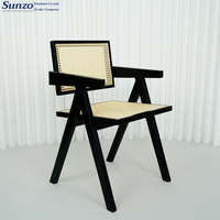 Vente en gros de meubles vintage et modernes pour la maison, chaises de café, style français du milieu du siècle, chaise Cesca Cane en rotin