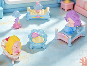Miniatures de supermarché, maison de jeu pour enfants, coquillages marins, tables et chaises de bureau, lit, baignoire, lampe, mini-meubles de maison de poupée, jouet - Product Image 5
