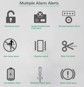 Cerradura GPS Inteligente para Seguridad de Carga con Red 4G, Sistema de Alarma para Coche con Seguimiento GPS, Visualización en PC/<span class=keywords><strong>Web</strong></span> y Alerta de Corte de Cable - Product Image 6