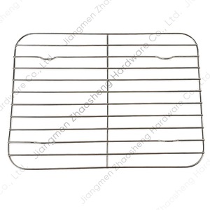 Grille de cuisson rectangulaire en acier inoxydable 33x24x1,6H cm, résistante au four, pour refroidir gâteaux, pains et pâtisseries - Product Image 5