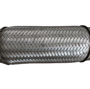 Ss304 316 גמיש לשאוג צינור פליטה מכונית עם חוט סופר גמיש חוט קלוע מחבר - Product Image 4