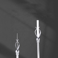 Support de numéro de table de buffet de restaurant en acier inoxydable
