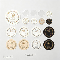 Autocollant holographique personnalisé avec logo, autocollant en vinyle holographique, impression d'étiquettes pour vêtements, emballage, étiquette de remerciement, autocollant promotionnel