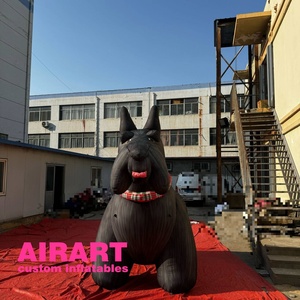 Mascotte de chien sur mesure, ballon gonflable de <span class=keywords><strong>terrier</strong></span> écossais, ballon gonflable de chien noir pour défilé - Product Image 6