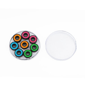 Roulements à billes pour skateboard et trottinette en acier chromé noir de qualité professionnelle personnalisés 608RS ABEC-9, étanches, durables, haute vitesse, pour patinage en ligne - Product Image 3