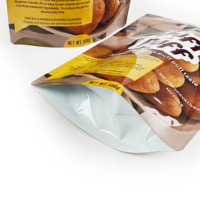 Sachet souple personnalisé en PE imprimé avec fermeture éclair pour aliments pour bébés, chewing-gum, chocolat et autres snacks