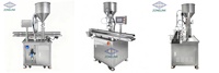 Machine de remplissage automatique verticale à tête unique à piston pneumatique pour bouteilles, remplisseuse haute précision pour liquides visqueux et non visqueux