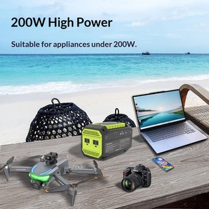 200W 220V Emergency Power Generation System Portable <b>Mobile</b> Power Station Solar Photovoltaic Lithium Ion <b>Battery</b> Home Outdoor - Product Image 4
