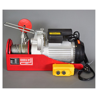 Mini-treuil électrique à câble PA 1 tonne, robuste, pour levage industriel, certifié CE, en alliage d'aluminium, nouvelle télécommande, IP55