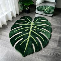 Tapis à franges en forme de fleur festonnée, motif géométrique, antidérapant, doux et moelleux, pour chambre à coucher, salon, décoration de la maison
