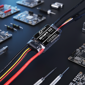 ZTW Skyhawk 35A 6S SBEC ตัวควบคุมความเร็วรอบมอเตอร์แบบไม่มีแปรงถ่าน ทำจากอะลูมิเนียมอัลลอย สำหรับโดรน ปีกตรึง เฮลิคอปเตอร์ รองรับการตั้งโปรแกรมผ่านแอพ ใช้ได้กับหลายยี่ห้อ - Product Image 3