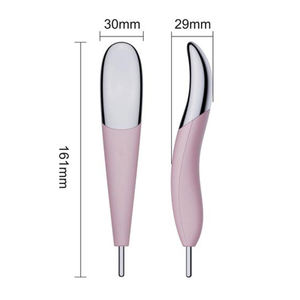 Stylo de massage cryogénique flexible en acier inoxydable 2 en 1, accessoire de soin de la peau de luxe, <span class=keywords><strong>gel</strong></span> rafraîchissant, design ergonomique sans poignée - Product Image 6