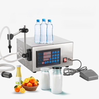 GFK-580 Halbautomatische Quantitative Flüssigkeitsabfüllmaschine mit Motor und Digitalanzeige für Bier, Reinwasser, Getränke und Ölflaschen