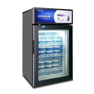 Congelador de helados pequeño vertical con puerta de cristal - Product Image 2