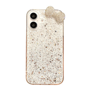 <span class=keywords><strong>Funda</strong></span> con Brillantina y Diamantes en Forma de Mariposa para <span class=keywords><strong>iPhone</strong></span> 16 15 14 13, con <span class=keywords><strong>Logo</strong></span>, Estilo INS para Damas - Product Image 5