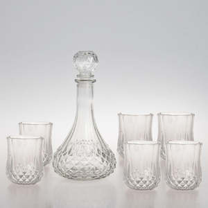 Juego de decantador de whisky de cristal al por mayor de fábrica Juego de vasos de whisky - Product Image 1