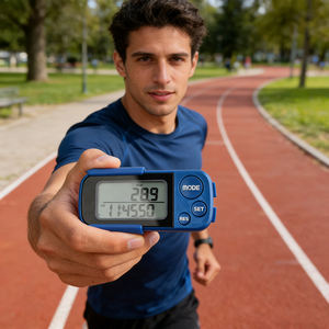 Compteur de pas 3D pliable Rahmory LM-JP <span class=keywords><strong>G</strong></span> <span class=keywords><strong>Shock</strong></span> Football en ABS, suivi des calories, capacité 5-10 kg, toutes saisons - Product Image 2