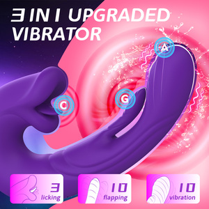Vibrateurs 3 en 1 Rose Sex Toy avec 5 modes de baisers et de caresses, 5 vibromasseurs G-Spot pour femmes et couples - Product Image 4