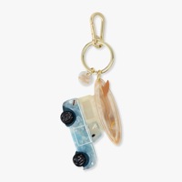Breloques de sac en acétate Kawaii Thème Plage Océan, Design Créatif Requin, Crabe, Coquillage, Homard, Porte-clés Assortis pour Vacances d'Été, Cadeaux