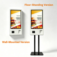 Écran tactile interactif mural intelligent de 21,5 pouces, kiosque de paiement automatique RFID, kiosque de commande en libre-service avec paiement NFC