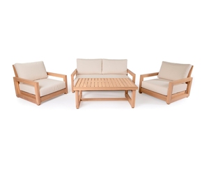 ชุดโซฟาในสวนเฟอร์นิเจอร์ลานโซฟาทำจากอลูมิเนียมสำหรับโรงแรมวิลล่าพักผ่อนกลางแจ้ง - Product Image 1