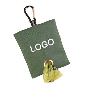 Dispensador de Bolsas para Excrementos de Perro para Viajes al Aire Libre, con Logotipo Personalizado, Funda de Lona y Nailon - Product Image 2